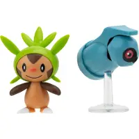 Pokémon BATTLE FIGURE CHESPIN AND BELDUM