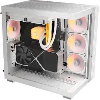 be quiet! LIGHT BASE 600 DX White, Midi Tower, PC, Valkoinen, ATX, mikro ATX, Mini-ATX, Akryylinitriilibutadieenistyreeni (ABS), Lasi, Terästä, Pelaam (BGW66)