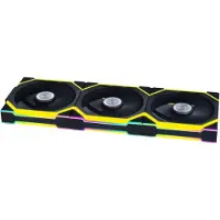 Lian Li UNI FAN SL Wireless - Triple Pack, 120mm ARGB PWM -laitetuuletinsarja, musta