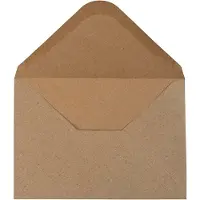 Focus Group Envelope 115x160 Brown 120g 50 pcs kirjekuoret