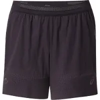 Asics Black Fujitrail Elite Shorts, Size XL