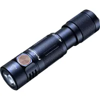 Fenix E05R rechargeable keychain flashlight, black