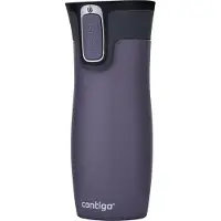 CONTIGO Unisexin West Loop Autoseal Thermobecher Edelstahl Isolierbecher Kaffeebecher to Go BPA frei auslaufsicherer Reisebecher mit Easy-Clean-Decke