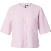 Pieces Pcsilly Ss O-Neck Knit Cardigan Noos Bc - Pink - XXL