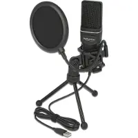 DeLOCK USB -kondensaattorimikrofonisarja - podcast -lähetykseen, pelaamiseen ja lauluun