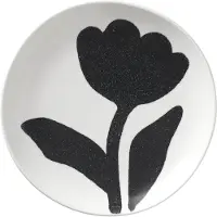 Broste Copenhagen Flora lautanen Ø15 cm Black-off white