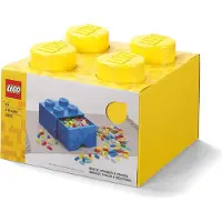 LEGO 4-nuppinen keltainen'säilytyspalikkalaatikko 5006170