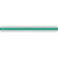 Linex Viivotin - 30 cm - Vihreä - - OneSize - Viivottimet