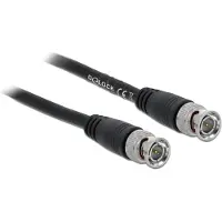 DeLOCK 80088, 25 m, RG-59, BNC, BNC, Musta