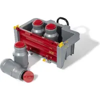 Rolly Toys Traktorin peräkärry rollyBox, sisältää 4 kpl rollyMilk -maitotynnyreitä