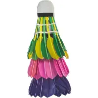Sportx Shuttle Feathers Colored in Tube 3 pcs.