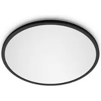 Philips Toiminnollinen Superslim kattovalaisin 22W, LED, Ei vaihdettavissa oleva hehkulamppu, 2000 lm, IP20, Musta