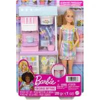 Barbie Jäätelökauppaleikkisarja Ja Nuken Asusteet