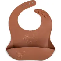 Filibabba Silikoni Kuolalappu - Orava - - OneSize - Ruokalaput
