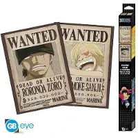 One Piece - Wanted Zoro & Sanji - Chibi-julisteet (2 kpl julistesetti)