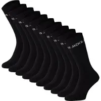 Jack & Jones Jacregen Tennis Socks 10 Pack Jnr Ln - Black - 38-43