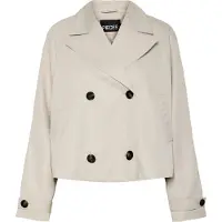 Pieces Pcscarlett Ls Short Trenchcoat Noos Bc - Beige - M