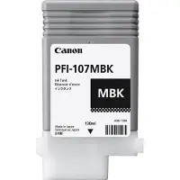 Canon PFI-107 -mustekasetti, 130 ml, mattamusta