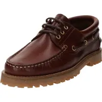 GARMENT PROJECT Ollie Boat Shoe - Brown Leather - Brown - 44