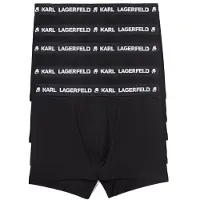 Karl Lagerfeld Bokserishortsit musta / valkoinen