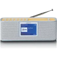 Lenco PDR-046GY 2,4' värinäytöllä DAB/FM radio ja bluetoothkaiutin