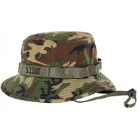 5.11 Tactical Boonie Hat (Color: Woodland Camo, Size: L/XL)
