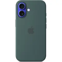 Apple iPhone 16 silikonikuori MagSafella, lammenvihreä