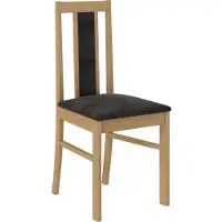 ADRK Furniture Tuoli K75, musta/ruskea