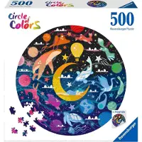 Ravensburger V rien ympyr : Unet 500-palan palapeli aikuisille - 12000818 - K sity n tehdyt ty kalut, valmistettu Saksassa, jokainen pala sopii