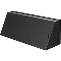 SLV Led ulkoseinävalaisin Pema, Musta, Lasi, Moderni,