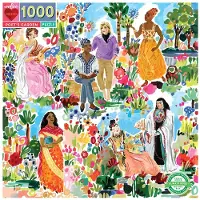 Eeboo Puzzle 1000 Pcs - Poet's Garden - Multi/patterned - ONE SIZE