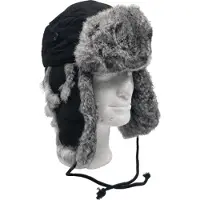 MFH - Max Fuchs MFH Fur Hat Lined (Color: Black, Hat size: Small (55-56))