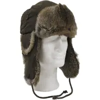 MFH - Max Fuchs MFH Fur Hat Lined (Color: Olive, Hat size: Medium (57-58))