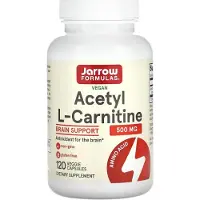 Jarrow Formulas Asetyyli-L-karnitiini, 500 mg - 120 kapselia