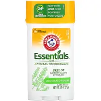 Arm & Hammer , Perusaineet Luonnollisilla Desodoranttoreilla, Deodorantti, Leveys Pehmeä, Rosemary Lavender, 2,5 oz (71 g)