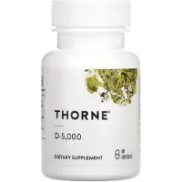 Thorne Research Inc. D-5000 D3-vitamiini 60 kapselia