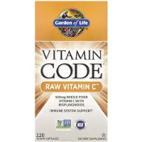 Garden of life Vitaminikoodi Raaka C-vitamiini - 120 kasviskapselia
