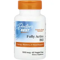 Doctors Best Fully aktiivinen B12, 1500mcg - 60 kapselia
