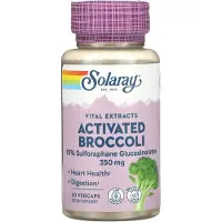 Solaray Aktivoitua Parsakaalinsiemeniuutetta 350 Mg 30 Yksiköt