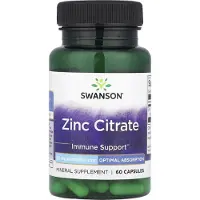 Swanson Health , Sinkki Citraatti, 50 mg, 60 Kapselia