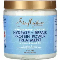 Shea Moisture Manuka Honey and Yogurt Hydrate Plus Repair Protein Power Treatment for Unisex 8 oz hoito