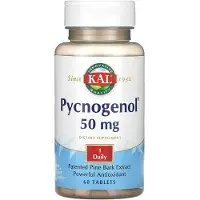 Kal Pycnogenol 50mg Antioxidant Tabletit 60 Yksiköt