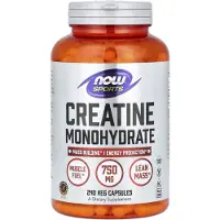 Now Kreatiini monohydraatti, , Sports, 4,500 mg, 240 kasviskapselia (750 mg kappaleen per)