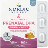 Nordic Naturals , Zerollä Suola Hedelmällisyys DHA, Strawberry Orange, 27 Gummy Chews