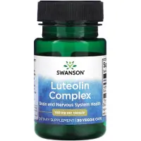 Swanson Health , Luteoliin kompleksi, 100 mg, 30 kasvipohjaisia kapselia