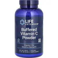 Life Extension Puskuroitu C-vitamiinijauhe - 454g