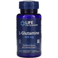 Life Extension L-Glutamiini, 500 mg - 100 kapselia