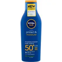 Nivea SUN Protect & Moisture kosteuttava aurinkosuojamaito SPF 50+ 200 ml