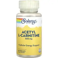 Solaray Acetyl-l-carnitin 500 Mg 30 Einheiten