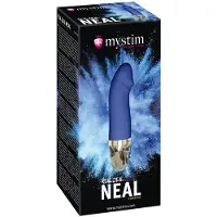 Mystim - Real Deal Neal vibraattori, tyylikäs, silikoninen, ladattava, lila